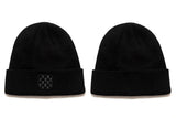 GRB Beanie - Black on Black - Pom Pom optional