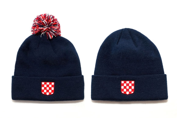 GRB Beanie - Navy Blue - Pom Pom optional